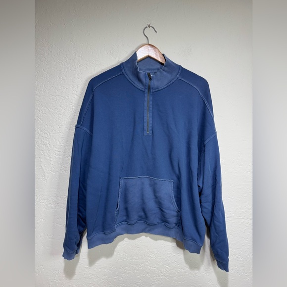 Aerie Quarter Zip Sweatshirt - Size XL - Picture 1 of 4